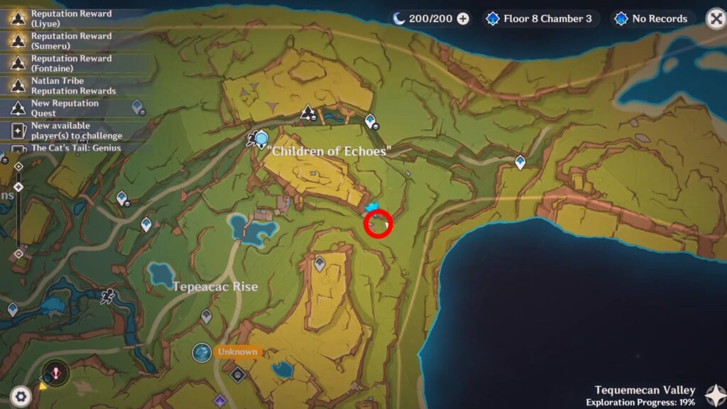 Skeletal Remains Map