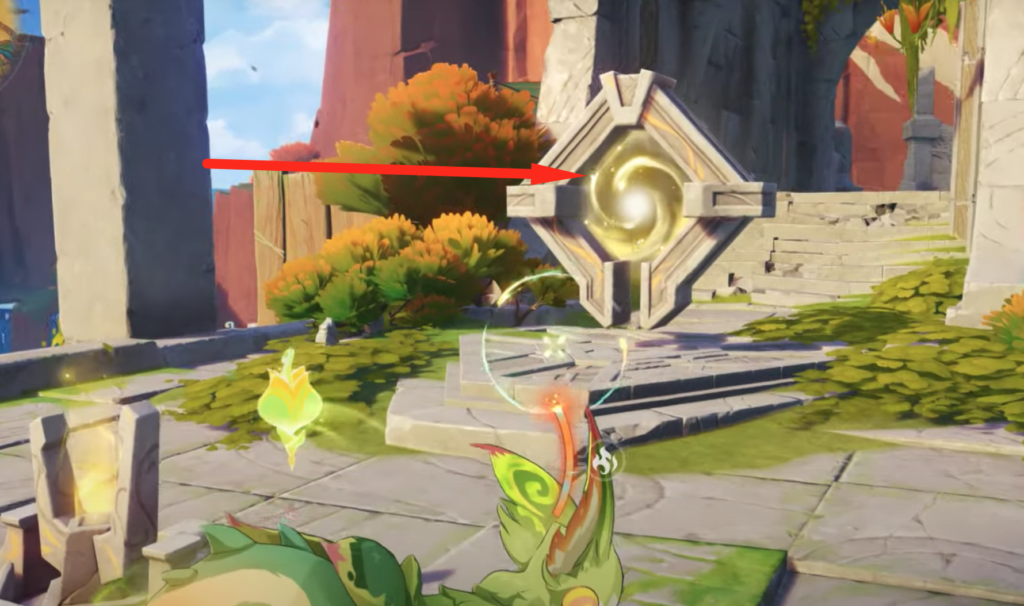portal you need to throw the ball in