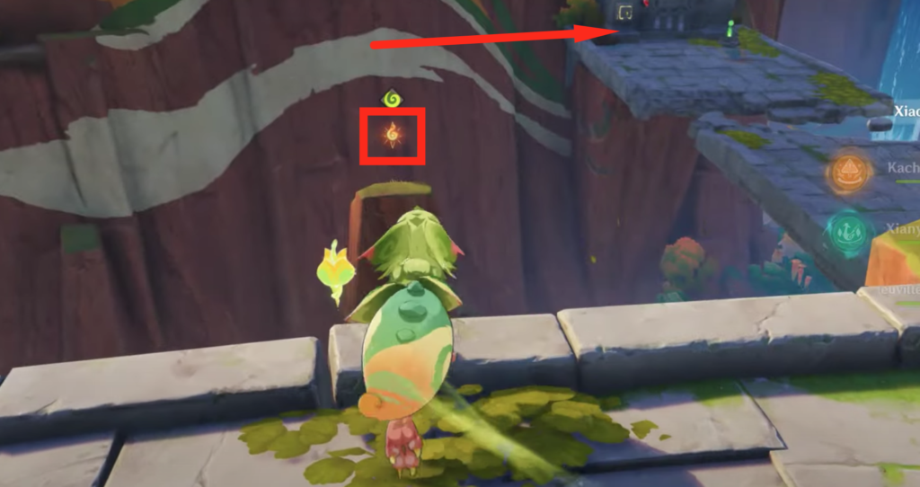 You can move around the with the Yumkasaur using these points.