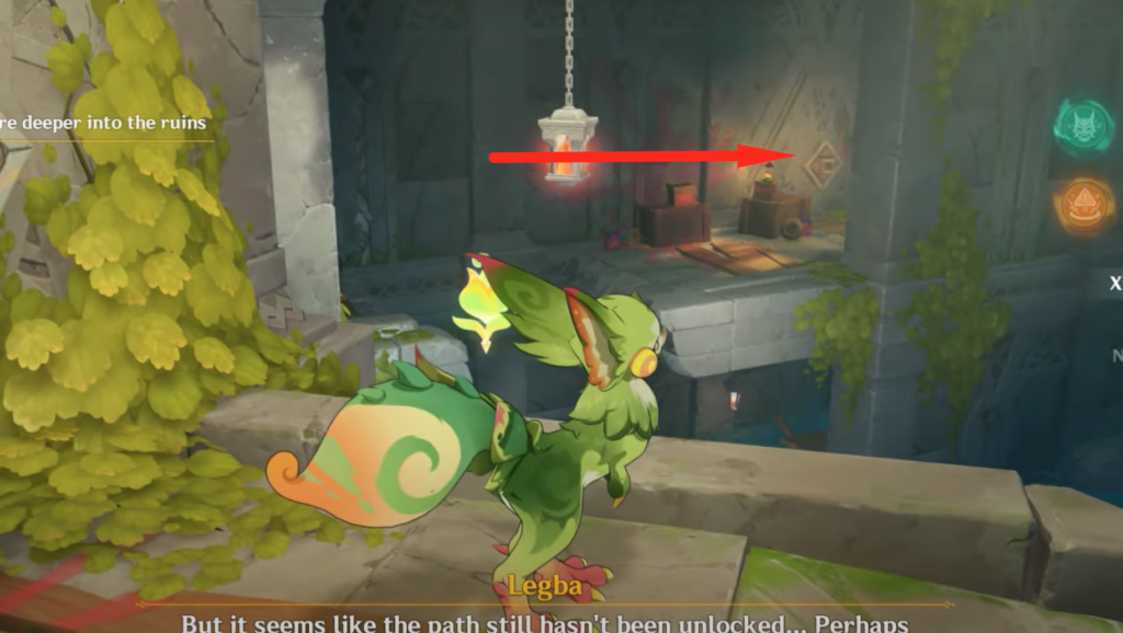 Where you need to go to get to the second switch