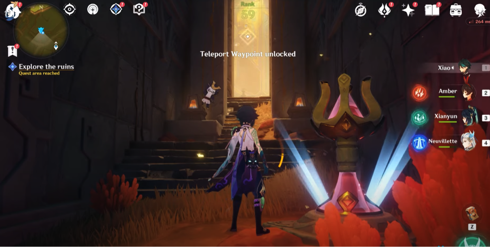 the Teleport Waypoint unlocked