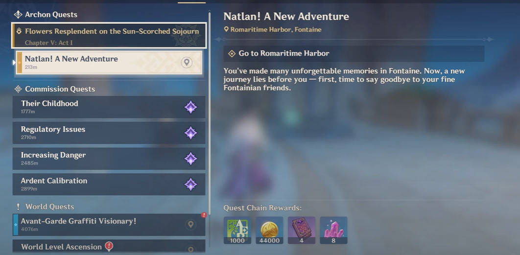 Natlan! A New Adventure quest