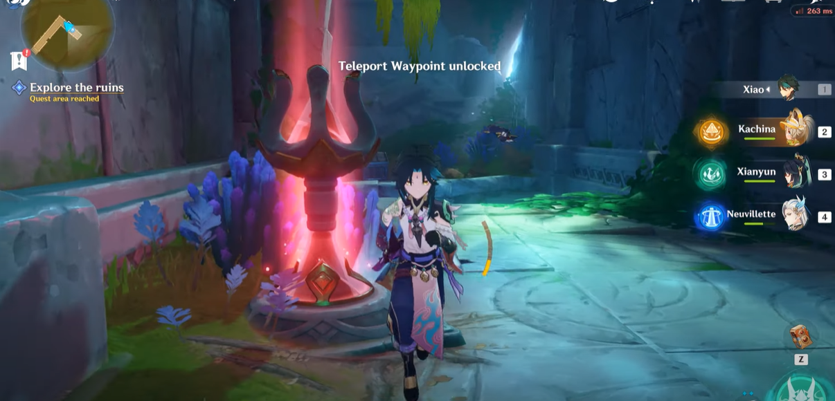 Teleport waypoint