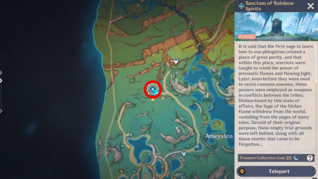 Sanctum of Rainbow Spirits | Genshin Impact: Balachko Boss Fight Location & Key To Somewhere Location