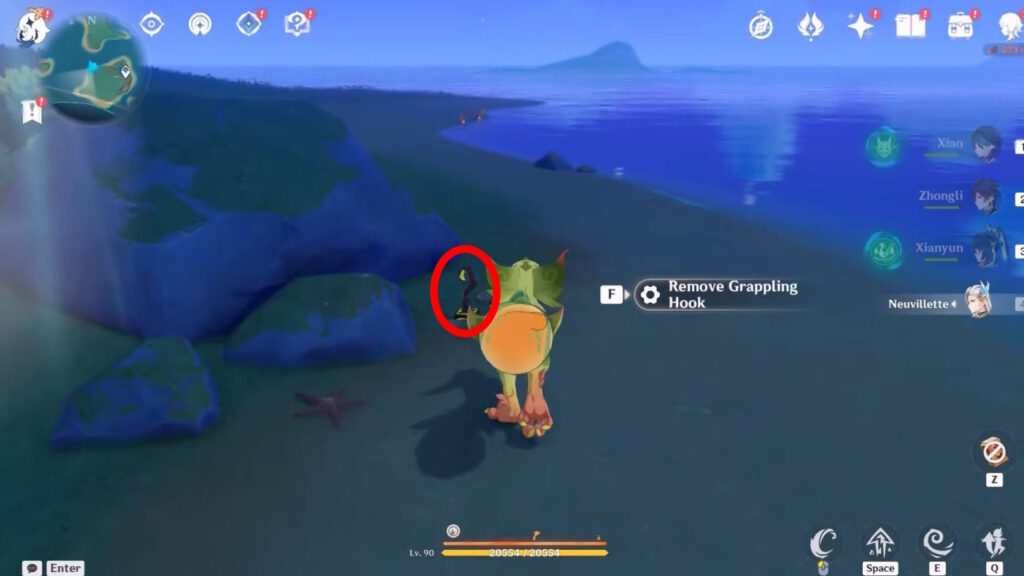 Grappling Hook location
