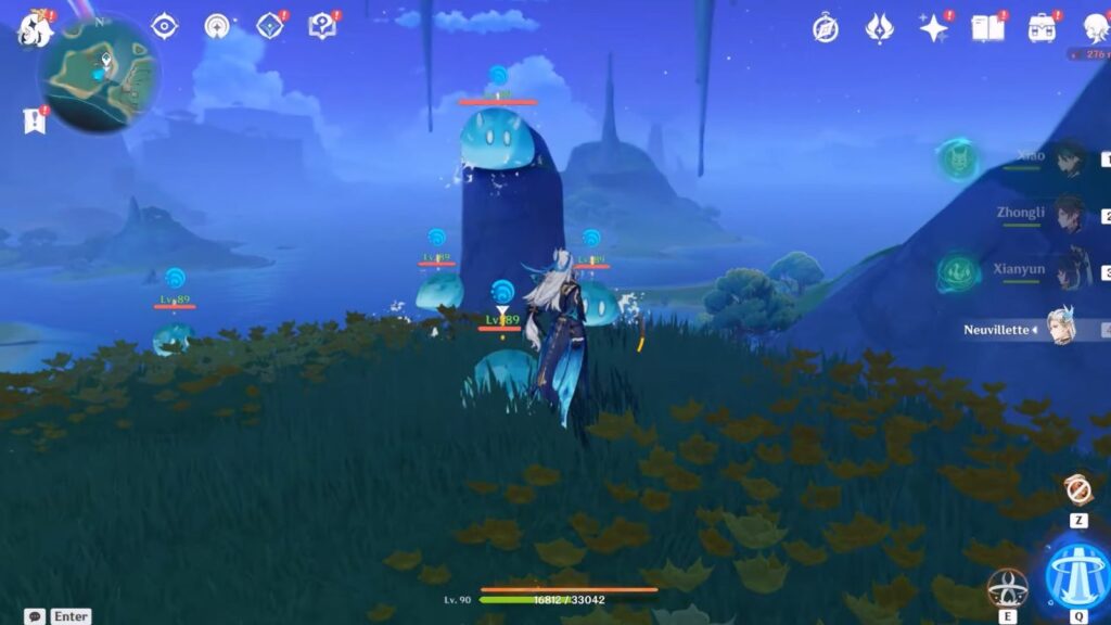 Fighting the Slimes