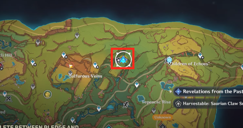Location for the Revelation from the Past quest