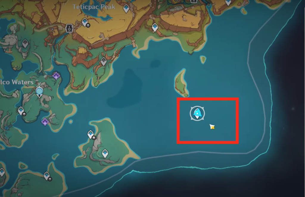 Secret island location