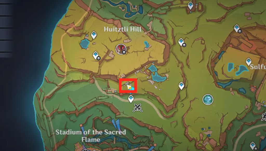 Chuno's location