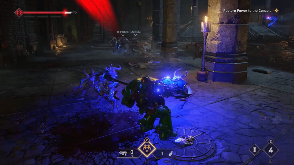 Assault using the Thunder Hammer