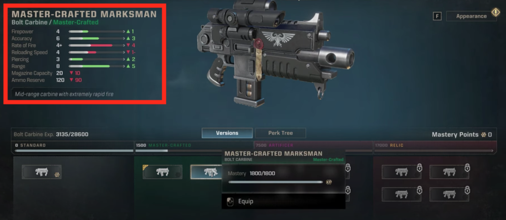 A special variant that switches some of the stats