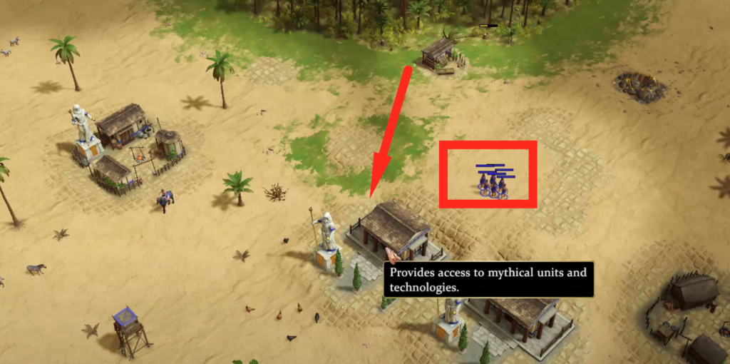 Sending Villagers to a Temple