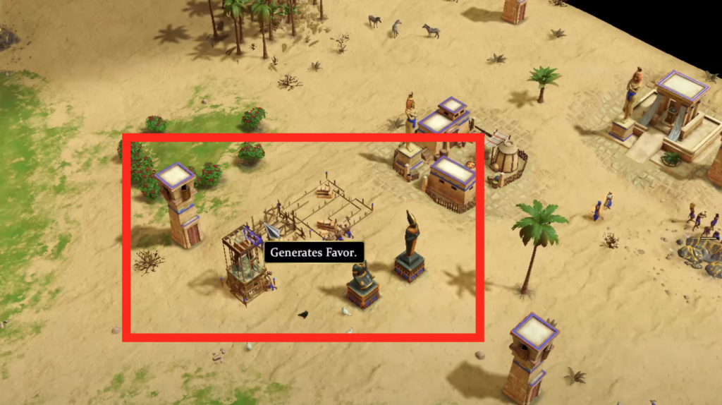Constructing monuments that generate Favor