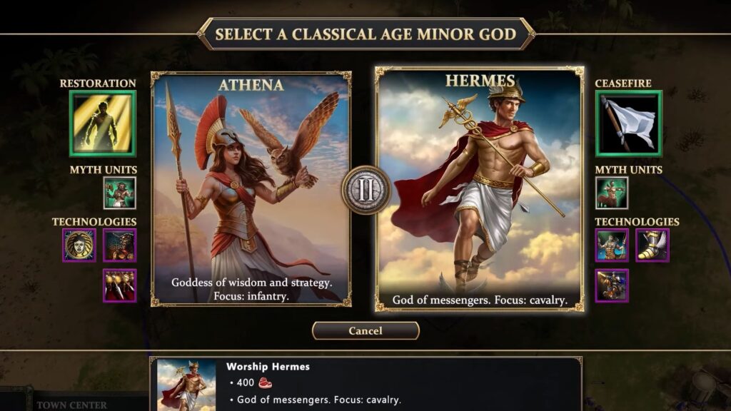 Choosing Minor God