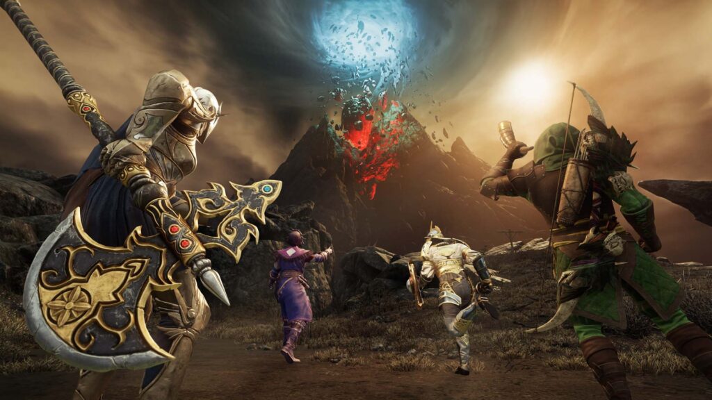 New World Aeternum Promo Shot - Shattered Mountain