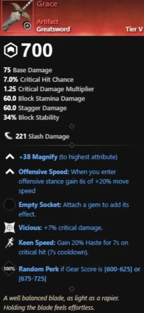 The Grace greatsword