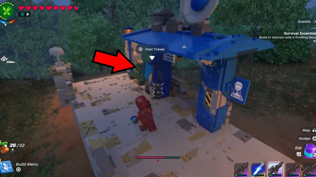 Battle Bus Station | LEGO Fortnite - How to Complete Tropical Treasures Battle Pass Quests