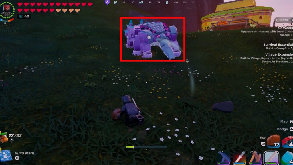Klombo in the wild + visual sound effects icon