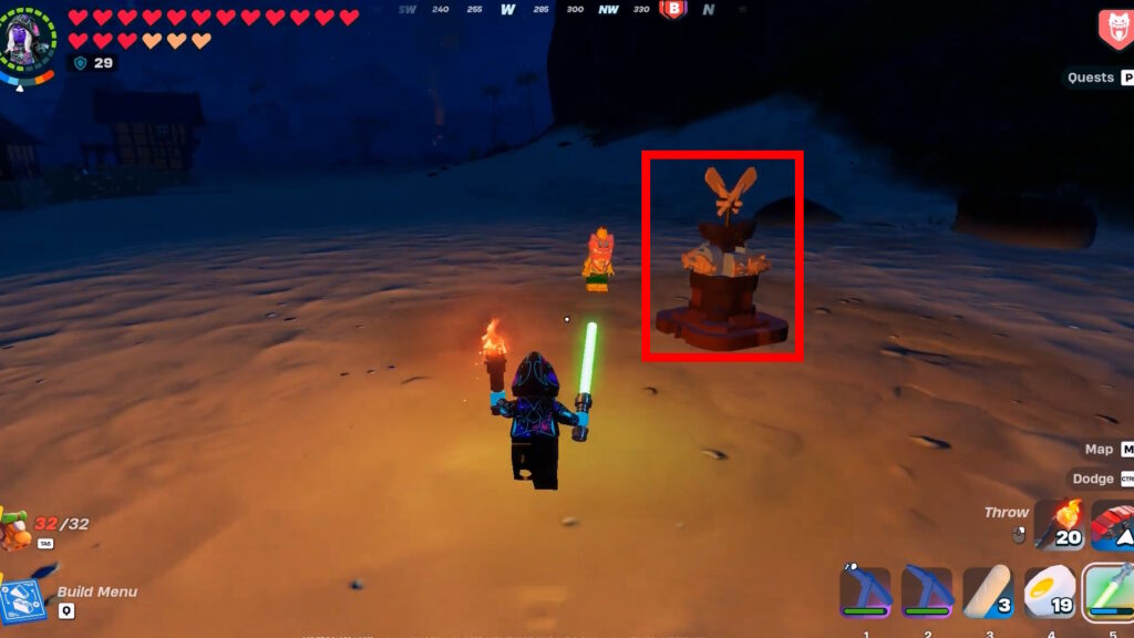 Village Square structure | LEGO Fortnite: How to Complete Upgrade/Interact with Level Two NaNa Village