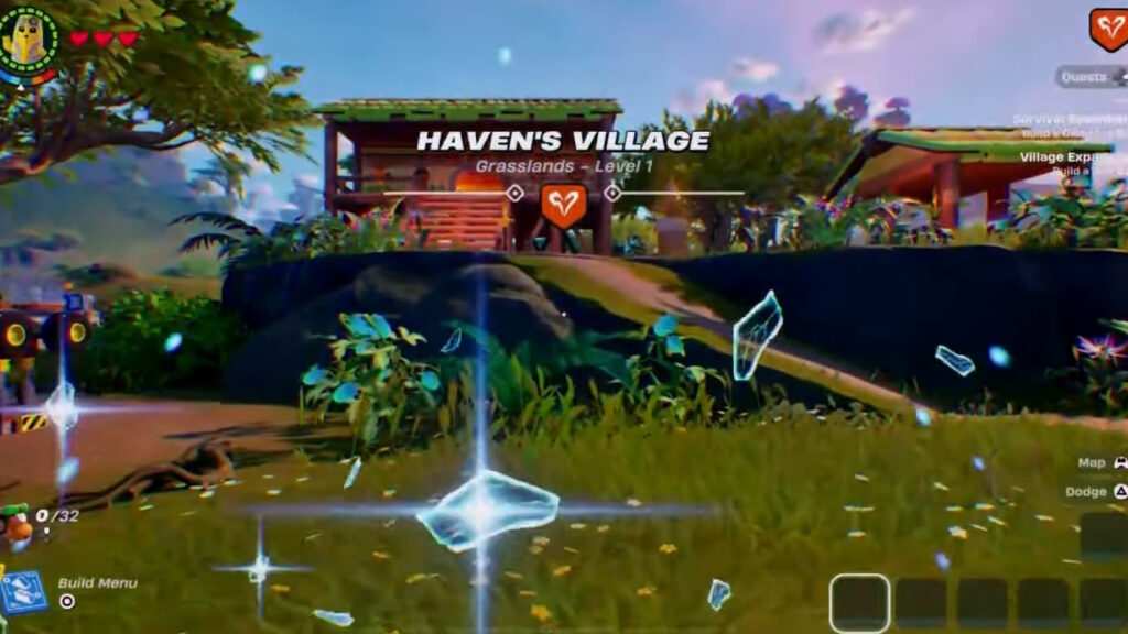 Haven's Village | LEGO Fortnite - How to Complete Tropical Treasures Battle Pass Quests