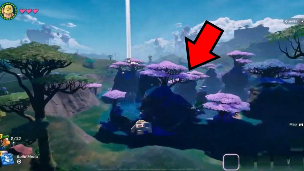 Purple Trees example