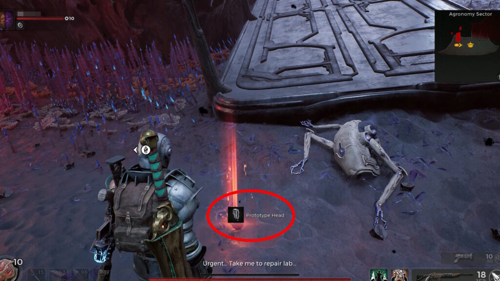 Prototype Head | Remnant 2: How to Get Spirit Alternator Ring (Prototype Robot Alternative Ending) | The Dark Horizon