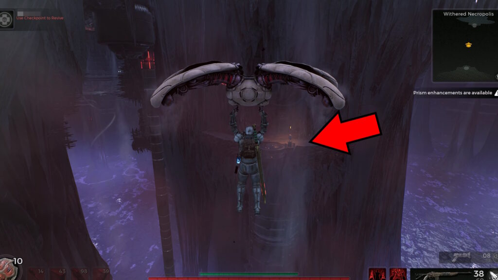 First ledge
