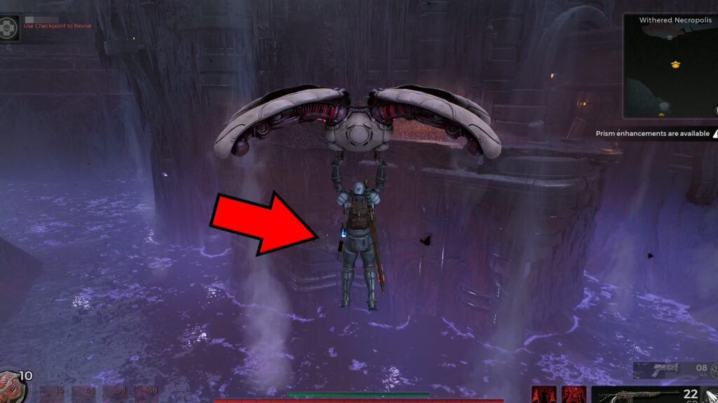 Second ledge