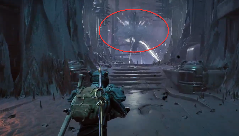 Destroying the 1st Crystal to acquire Dark Matter Gauntlets in Remnant 2 The Dark Horizon