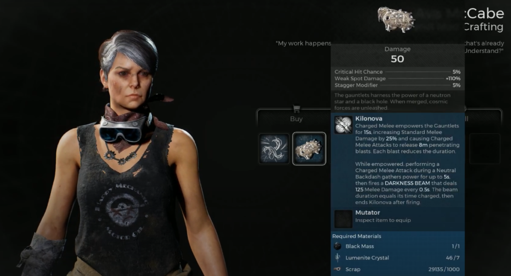 Getting Dark Matter Gauntlets in Remnant 2 The Dark Horizon