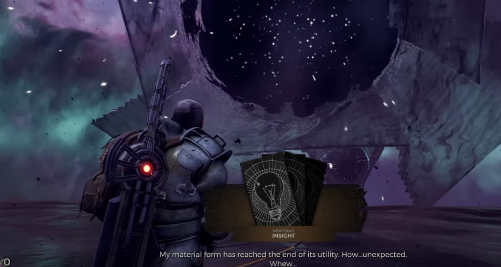 Acquired the Insight trait in Remnant 2 The Dark Horizon DLC.