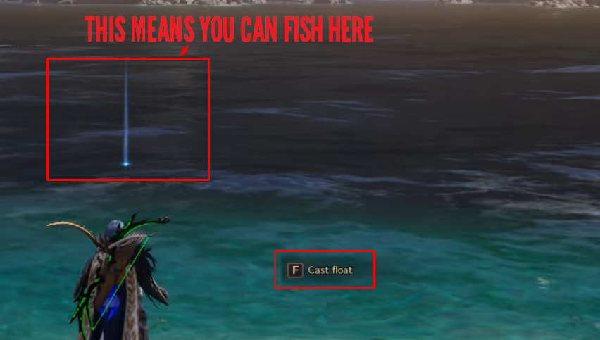 Throne & Liberty demonstration of where/how to fish