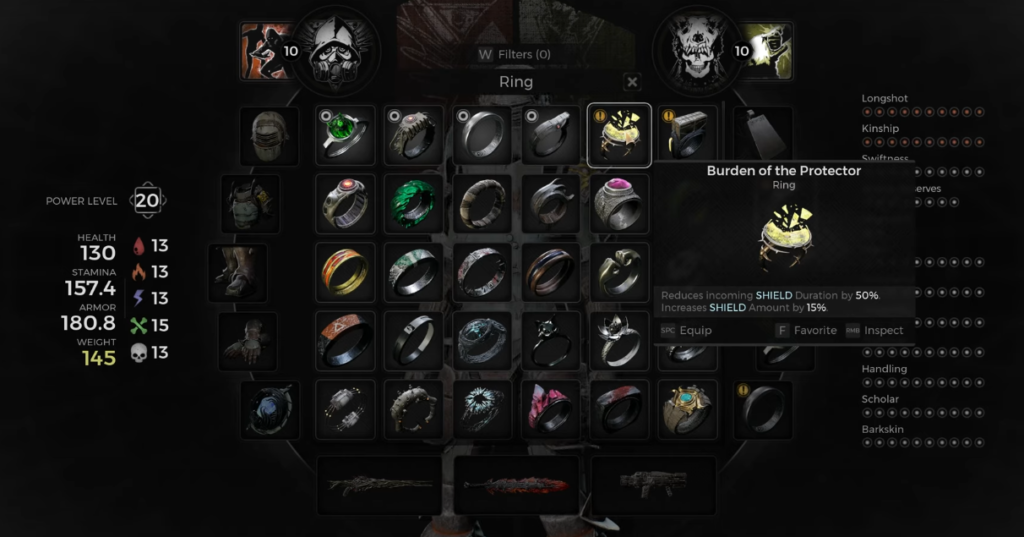 Burden of the Protector in Remnant 2 The Dark Horizon.