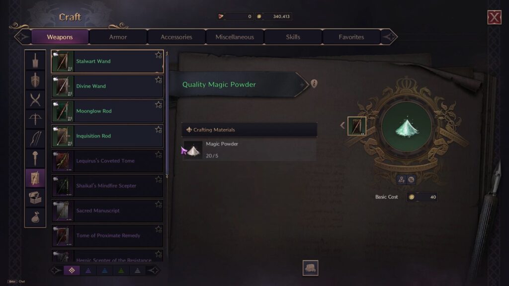 Crafting Quality Magic Powder