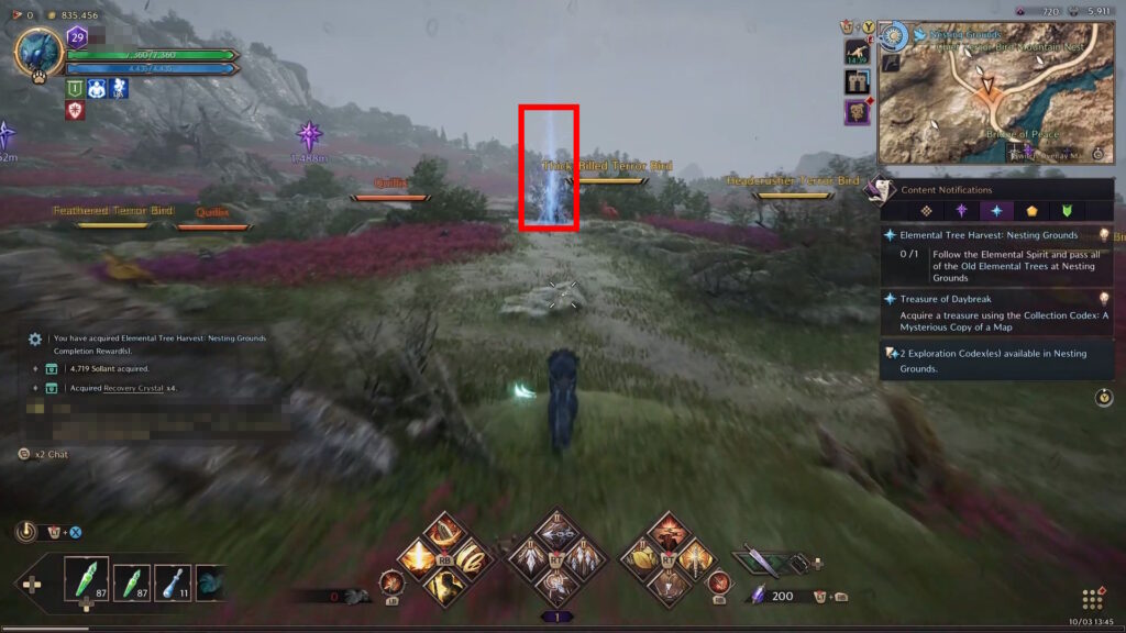 Spirit Tree Chase | Throne & Liberty: Elemental Tree Harvest Nesting Grounds Exploration Codex Guide