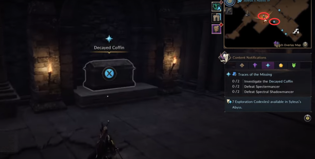 Decayed Coffins location.