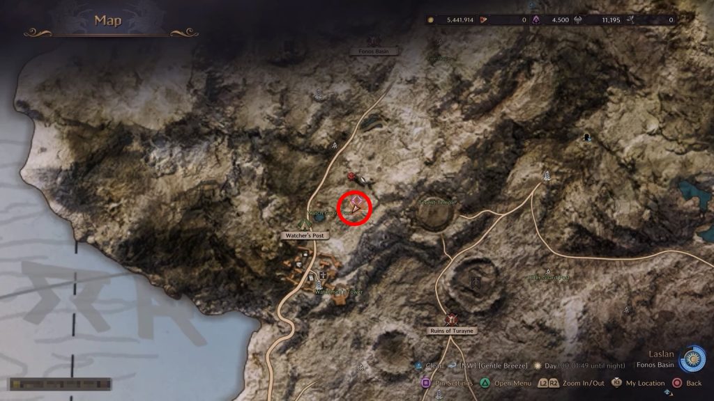Catapult Location