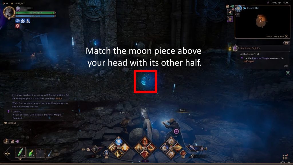 Phase 2 of the Puzzle | Throne & Liberty: Lycan's Hall Moon Puzzle Guide (Nightmare Deja Vu Quest)