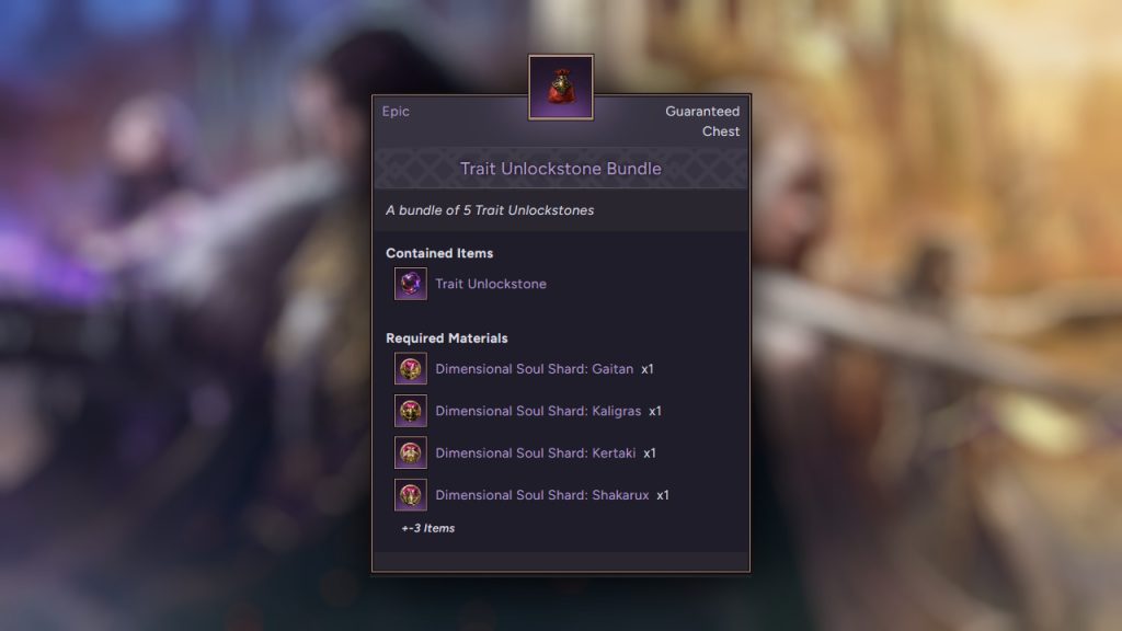 Trait Unlockstone Bundle