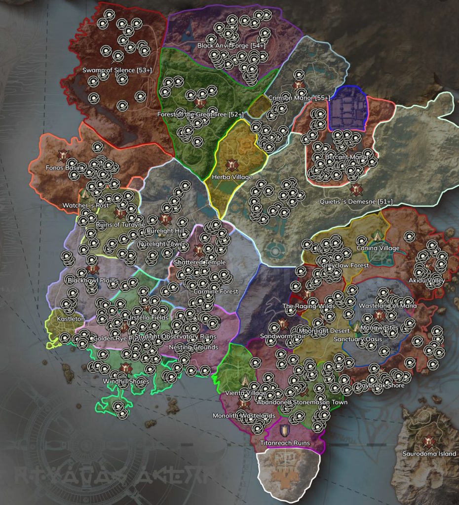 Mystic Orb Map | Throne & Liberty: How to Get Trait Unlockstone & Trait Extraction Stone Guide