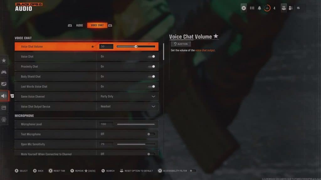 Master Chat Volume COD Black Ops 6