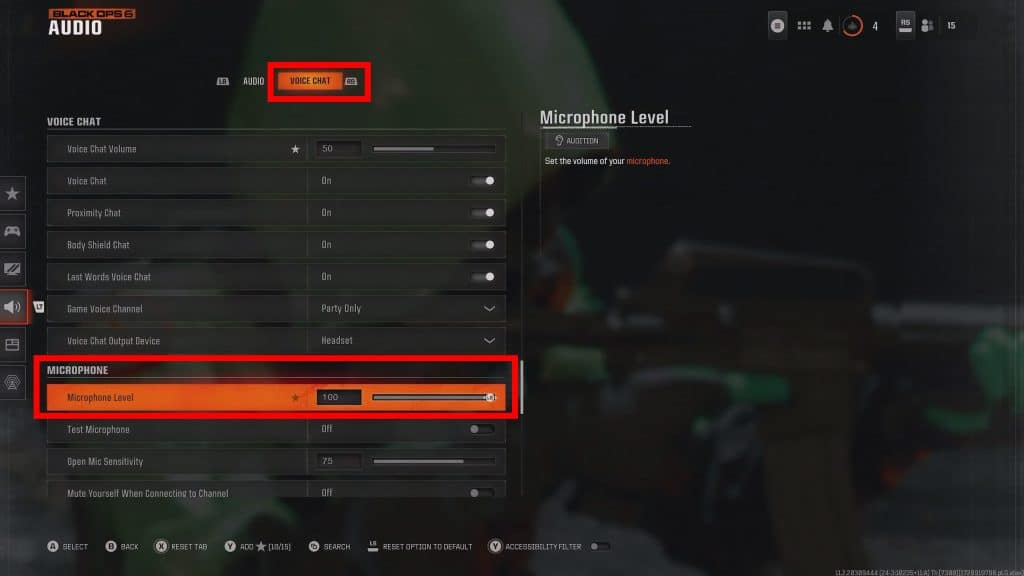 Microphone Level | How to Increase / Decrease Microphone Volume in COD Black Ops 6