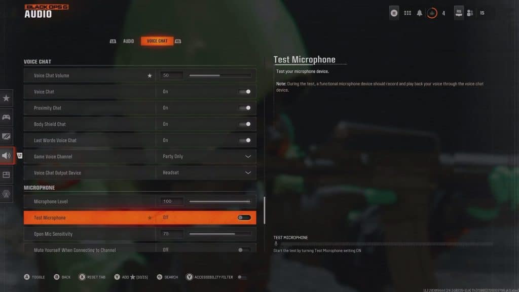 Test Microphone