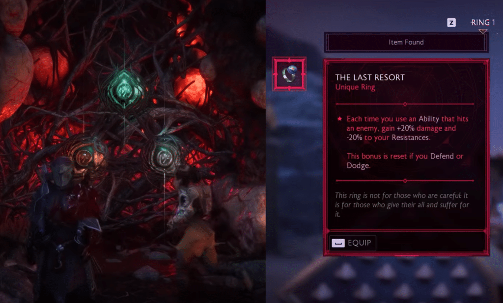 Dragon Age Veilguard entrance to the final boss of heart of corruption + possible reward