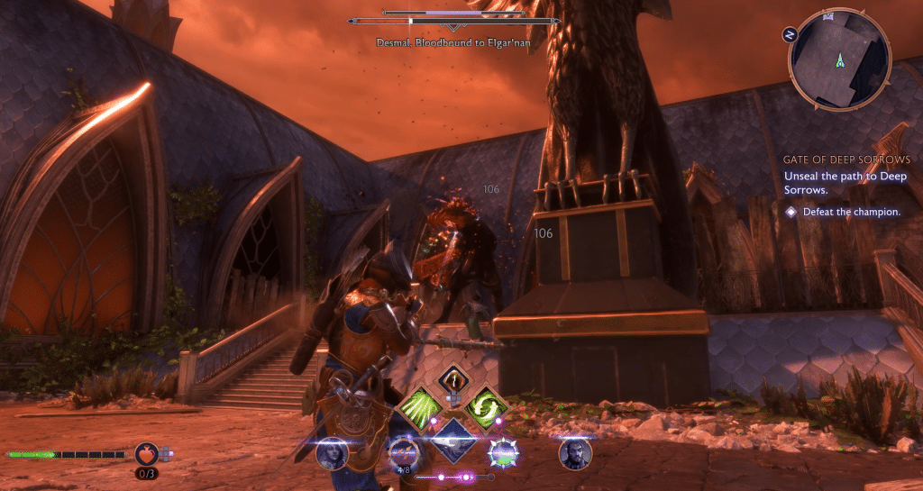 Dragon Age Veilguard desmal boss fight