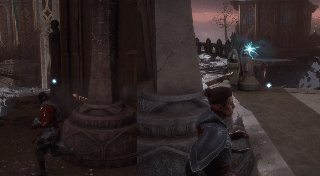 Dragon Age: The Veilguard Rook turning the statues