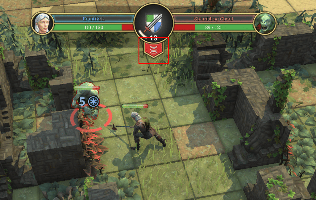 My Brighter Shores character fighting a shambling ghoul