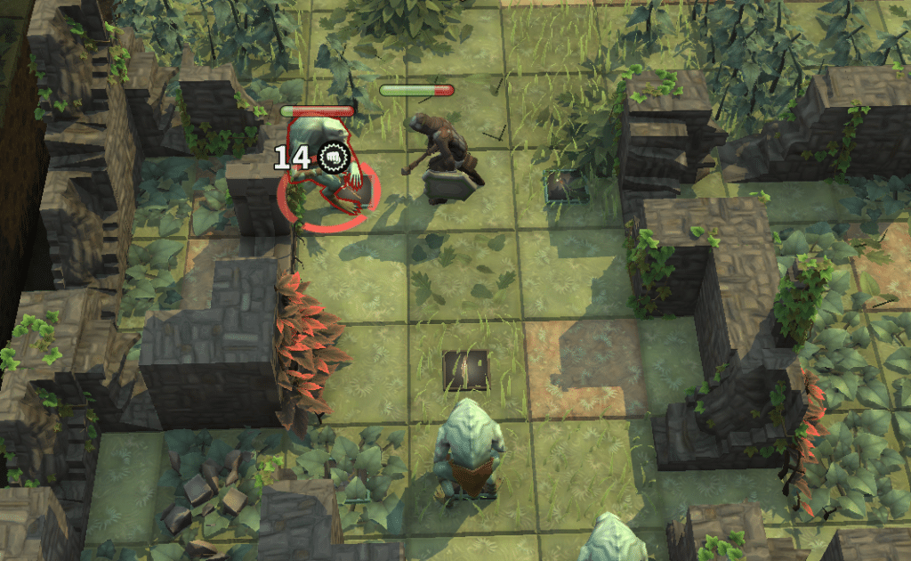 Brighter Shores combat against a ghoul