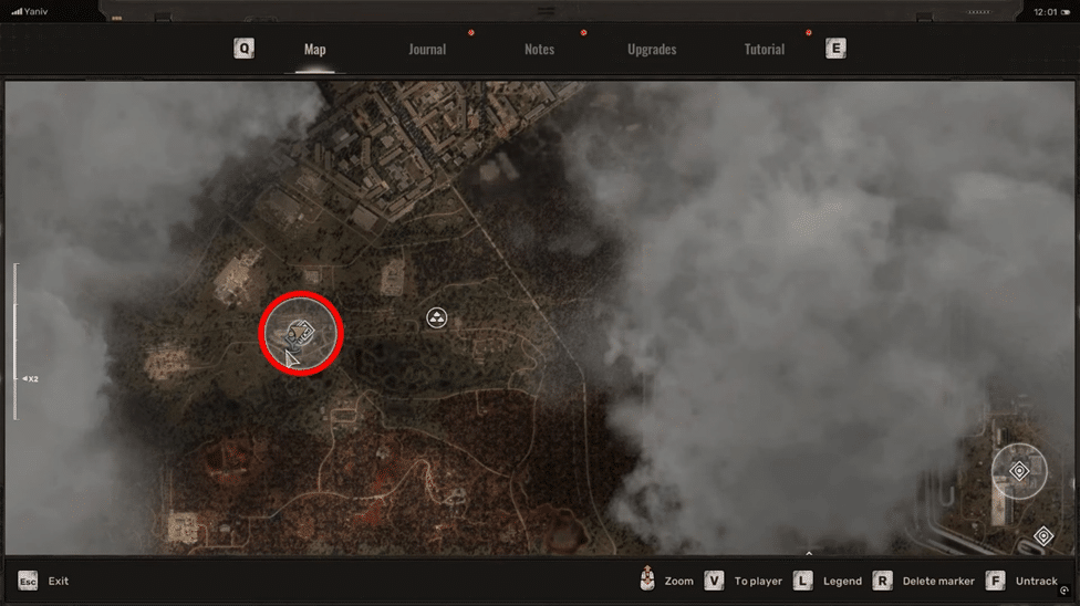 Exoskeleton technician map location in Stalker 2 (MARKED MAP)