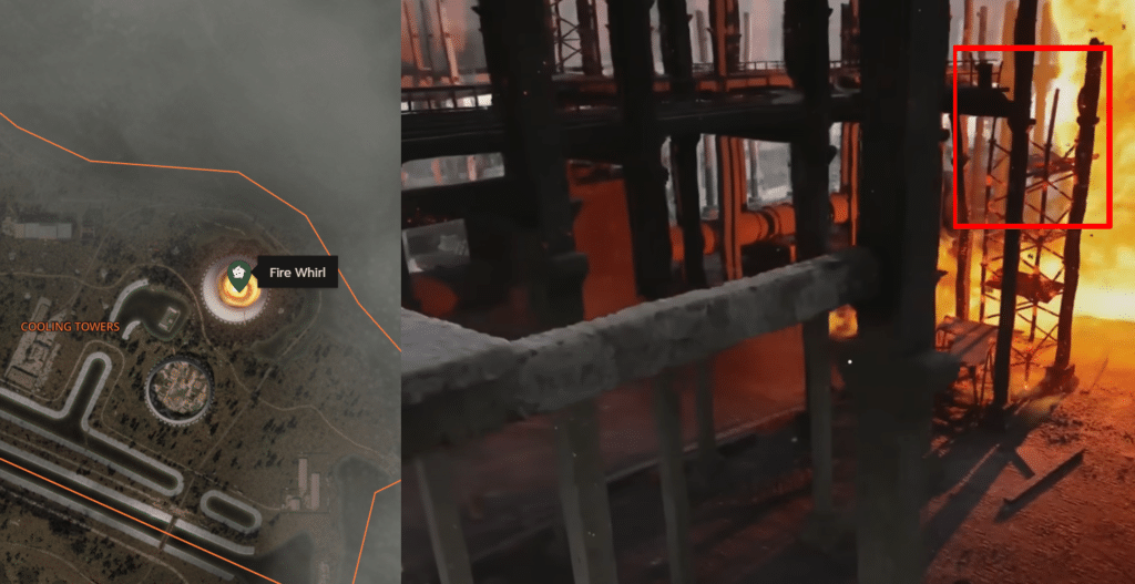 STALKER 2 map of fire whirl and weird nut scaffolding